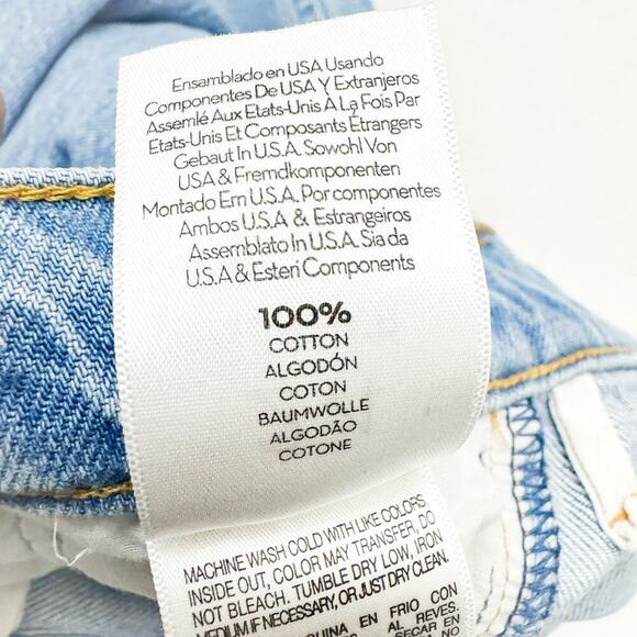 Mother Double Prep Fun Dip Flood Fray Nothing Else Like It Denim Jeans Size 24 - Picture 9 of 12